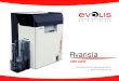 Evolis Avansia ID Card Printer User Guide - AV1H0000BD ... · PDF file Evolis High Trust® ribbons and films optimise your printer’s operation and avoid causing damage to it. The