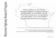 Wisconsin Highway Research Program Asphalt Performance · 2019-04-24 · The Effect of Fine Aggregate Angularity, Asphalt Content and Performance Graded Asphalts on Hot Mix Wisconsin
