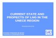CURRENT STATE AND PROPECTS OF LNG IN THE UNECE REGION · prospects of liquefied natural gas (LNG) in the UNECE region. OBJECTIVE • Consideration of the current status of LNG market