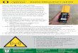 RADIO FREQUENCY METER - Safety and Risk Services · 2020-01-17 · RADIO FREQUENCY METER RADIO FREQUENCY (RF) METER the University owns a Narda RadMan radio frequency meter. It is