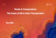 Trends in Transportation: The Future of GIS in Smart ... · Requires Solving our Transportation and Mobility Issues ... Big Data Trends Leveraging GIS and Big Data Analysis Adaptive
