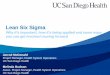 Process Palooza - Perioperative Services Lean Six Sigma · 2020-04-30 · DMAIC Process Lean Six Sigma = Six Sigma + Lean Improve the efficiency and effectiveness of existing services