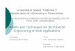 Models and Techniques for the Reverse Engineering of Web ...wpage.unina.it/ptramont/Download/Amalfitano_FirstYearPhD.pdf · Reconstructing the FSM model by Reverse Engineering Techniques