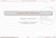 Support Vector Machines - UPV/EHU · Support Vector Machines Miguel A. Veganzones Grupo Inteligencia Computacional ... Structural Risk Minimization (SRM) Inductive Principle 2 Support