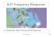 BJT Frequency Response - KMUTTwebstaff.kmutt.ac.th/~werapon.chi/M2_3/1_2014/M2_3_Lecture_07_… · BJT Frequency Response LF Response, Miller Theorem & HF Response M2-3 Electrinics