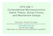 CPS 296 1:CPS 296.1: Computational Microeconomics: Game ... · • “Computer science or computing science (abbreviated CS) isComputer science or computing science (abbreviated CS)