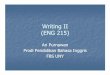 Writing II (ENG 215) - Universitas Negeri Yogyakartastaff.uny.ac.id/sites/default/files/pendidikan/Ari...various types of sentence forms: classification, nalysis, definition, process