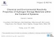 Chemical and Environmental Reactivity Properties of Metal ... · Chemical and Environmental Reactivity Properties of Hydrogen Storage Materials within the Context of Systems ... 2008