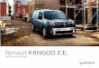 Renault KANGOO Z.E. Renault KANGOO Z.E. Vehicle user manual. 0.1 ENGUD588174 Bienvenue (X61 - X38