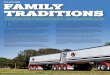 FEATURE FAMILY TRADITIONS - Kenworth Australia · FAMILY TRADITIONS The Williamson family is the key to success for the ‘One Team – One Dream’ mantra of the Porthaul business