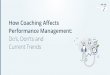 How Coaching Affects Performance Management: Do's, Don'ts ... Coaching Webinar.pdf · How Coaching Affects Performance Management: Do's, Don'ts and Current Trends • Current performance