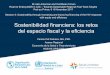 Sostenibilidad financiera: los retos del espacio fiscal y la eficienciaonusidalac.org/1/images/2017/dia1/CCid-Sostenibilidad... · 2017-12-05 · Camilo Cid Pedraza, MA, PhD. Asesor