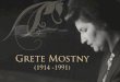 Grete Mostny - mnhn.gob.cl · donde hizo un doctorado en Filología e Historia Oriental con mención en Antiguo Oriente. Un detalle: el 15 de marzo de 1938 iba a ser la ceremonia