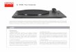 C 556 Turntable - TanguayC 556 Turntable > Keep it Simple Improving upon past designs, our newest turntable presents vinyl lovers with a simple collection of high quality parts. With