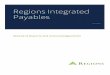 Regions Integrated Payables...Regions Integrated Payables Receivables Solutions . 2 CONTENTS ... RECIPIENT REGISTRATION STATUS REPORT . 6 . 7 2. EXTENDED RECIPIENT REGISTRATION STATUS