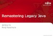Remastering Legacy Java - Java Community Process€¦ · 1995 1996 1998 2001 J2SE 1.2/Java Plugin Java Applet runs on HotJava browser Bundle with Netscape Navigator WebStart ※NPAPI:Netscape