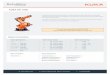 KUKA KR 1000 Datasheet - Industrial Robot Automation ... · The Kuka KR 1000 Titan is a large, 6 axes, 1000 kg payload robot. Featuring an outstanding horizontal reach of 3200 mm