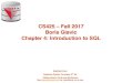 CS425 –Fall 2017 Boris Glavic Chapter 4: Introduction to SQLcs.iit.edu/~cs425/slides/ch04-sql-intro.pdf · The select Clause The selectclause list the attributes desired in the