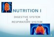 DIGESTIVE SYSTEM RESPIRATORY SYSTEM · NUTRITION INTERACTION REPRODUCTION 2 . NUTRITION FOUR SYSTEMS For nutrition to occur, all these systems must function correctly. Digestive system