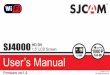 SJ4000 ONLY MANUAL 2017 v2.1 f1.4 - SJCAM : Action Camera ...€¦ · Congratulations on your new SJCAM Action Camera! We know youre excited to use the SJ4000, please take time to