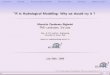 R in Hydrological Modelling: Why we should try it ? - Use ... · "R in Hydrological Modelling: Why we should try it ? Overview Context Pre-processing and EDA Post-processing Summary