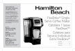 FlexBrew Single- Serve Coffee Maker Cafetière 1 tasse ...useandcares.hamiltonbeach.com/files/840287400.pdf · • Press BREW REG or BREW BOLD button again to STOP brewing midcycle