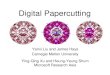 Digital Papercuttingyanxi/images/GroupTheory/digitalPapercut.pdf · formalization of this particular art form for the first time. • We combine the analysis and synthesis of a papercut