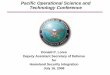 Pacific Operational Science and Technology Conference · constitutional authority as Commander in Chief, authorizes military actions. U.S. Approach to Countering the Threats: Homeland