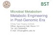Microbial Metabolism Metabolic Engineering in Post-Genomic Eracthuang.bst.ntu.edu.tw/microbialmetabolism/mm14-ppt.pdf · 2010-12-13 · Metabolic flux analysis (MFA) and observability