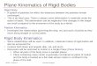 Plane Kinematics of Rigid Bodies Notes/ME101-Lecture31...Plane Kinematics of Rigid Bodies Rigid Body • A system of particles for which the distances between the particles remain