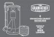 BREWERS FOR BEER LOVERS - William's Brewing · The Grainfather has been developed for small batch beer brewing. Please only use it for its intended purpose. GENERAL SAFETY NOTES •