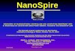 NanoSpire - WATER · 10/20/2012 NanoSpire, Inc. Abstract. Macrocationic, crystallized cavitation reentrant jets were first observed during investigation of directed cavitation reentrant