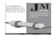 Models: JM-2 & JM-3 Condensate neutralizing tubes · 4. Connect the JM tube outlet to house drain or condensate pump. 5. Use Teflon tape on all threaded plastic fittings. 6. NOTE