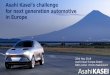 Asahi Kasei s challenge for next generation automotive in ... · Asahi Kasei Corp. 1922 34,670 * At March31, 2018 Chiyoda, Tokyo ¥103.3 billion Hideki Kobori Fiscal 2017 results