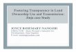 Fostering Transparency in Land Ownership Use and ......Fostering Transparency in Land Ownership Use and Transmission: Jinja case Study JOYCE ROSEMARY NANGOBI DIRECTOR – Slum Women’s