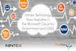 Nintex Technology Now Available in the Microsoft Cloud for … · Nintex Technology Now Available in the Microsoft Cloud for Government and O365 . Introduction of Speakers • Michael