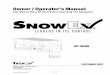 OM SP-9500 - SnowExlibrary.snowexproducts.com/.../SP-9500-Rev09_071517.pdf · 2017-08-11 · Model # SP-9500 Ke y Par t No . Descriptio n Qty. D6563 20” Drive Mounting Pin D4135