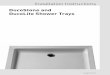 DucoStone and DucoLite Shower Trays · Floor Level Installation for Suspended Floors Installation – Suspended Floor Place the shower tray A in position on the floor (ensuring surface