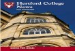 GOING FOR GOLD - Hertford College€¦ · Please give as generously as you can and make a real and lasting contribution to the current and future life of Hertford. New Year’s Honours