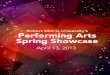 Robert Morris University’s Performing Arts Spring Showcase Spring program_2013.pdf · Cantaloupe Island Herbie Hanccock, Soloists: Jose Soto, trumpet; Larry Larys, guitar, arr