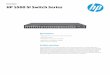 HP 5500 SI Switch Series - andovercg.com · Data sheet | HP 5500 SI Switch Series Device support • Cisco prestandard PoE support Detects and provides power to Cisco’s prestandard