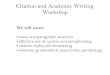 Citation and Academic Writing Workshop · boy's heart. The narrator notes that Hagrid's face is “almost completely hidden by a long, shaggy mane of hair and a wild, tangled beard,”