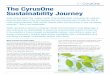 The CyrusOne Sustainability Journey · Power Usage Effectiveness (PUE) – the ratio of overall electricity consumption at the data center facility to the electricity delivered to