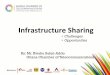 Infrastructure+Sharing+ · does not require active operational co-ordination between network operators Interconnection.” Eg: Site & Mast Sharing What is Active Sharing? • “this