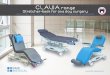 Stretcher-beds for one day surgery · Stretcher-beds for one day surgery CLAVIA Electrically assisted height adjustment on 2 LINAK columns: 55 - 95 cm. LSA CLAVIA LSA Eletronic trolley