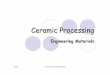 Ceramic Processing - Suranaree University of Technologyeng.sut.ac.th/ceramic/old/images_news/156.pdf · 3/5/2010 Ceramic Processing/S.Rattanachan 15 Stages of sintering 1st stage