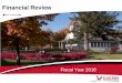 Financial Review - InsideEWU · Financial Review Fiscal Year 2018 2.23.18 ... Budget Planning Process Year 1-ongoing financial management and internal reporting End of Year Reporting