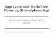 Aggregate and Workforce Planning (Huvudplanering) · Aggregate and Workforce Planning (Huvudplanering) Production and Inventory Control (MPS) MIO030. The main reference for this material