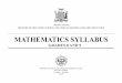 Mathematics Grade 8-9 Text - Giakonda Solar Schools · MATHEMATICS SYLLABUS GRADES 8 AND 9 Published by the Curriculum Development Centre P.O Box 50092 Lusaka - Zambia 2013 MINISTRY