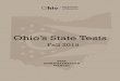 Ohio’s State Tests...information. All orders for paper test materials are subject to Department approval. Policies and procedures specific to administering Ohio’s State Tests on